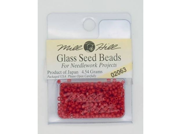 Бісер № 02063 Mill Hill Crayon Crimson