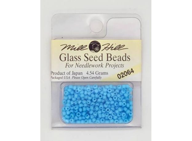 Бісер № 02064 Mill Hill Crayon Sky Blue