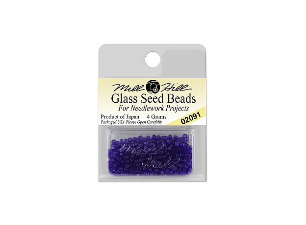 Бісер № 02091 Mill Hill Purple Blue