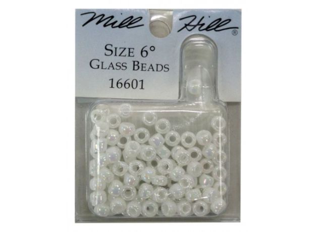 Бісер № 16601 Mill Hill White Opal