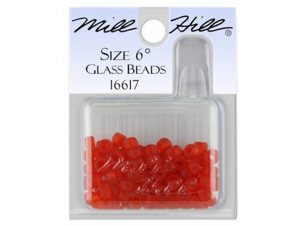Бісер № 16617 Mill Hill Frosted Red Red