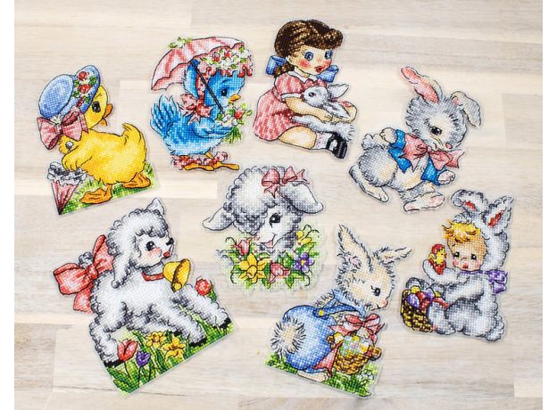 L8032 Набір великодніх прикрас 8  Letistitch, Luca-S