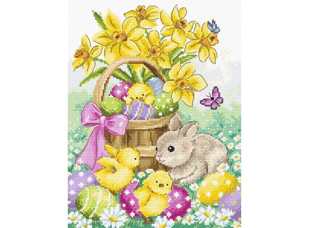 L8033 Пасхальний кролик і курчата Letistitch, Luca-S