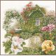 Набор для вышивки крестом Lanarte, 40х40, лен 27, "Rose garden"