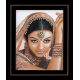 Набор для вышивки крестом LanArte Indian model Индианка