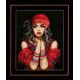 Набор для вышивки крестом LanArte Gypsy girl Цыганка