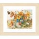 Набор для вышивки крестом LanArte "Daffodils-tulips "Нарциссы-тюльпаны
