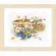 Набор для вышивки крестом LanArte Spring Flowers Basket Весенние цветы в корзинке