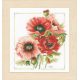 Набор для вышивки крестом LanArte Anemone bouquet "Букет анемонов"