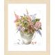 Набор для вышивки крестом LanArte "Bouquet of flowers in bucket "Букет цветов в ведерке"