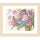 Набор для вышивки крестом LanArte Pretty bouquet of flowers Красивый букет цветов
