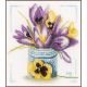 Набор для вышивки крестом LanArte " Crocus "Крокусы"