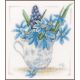 Набор для вышивки крестом LanArte "Blue Flowers "Голубые цветы"