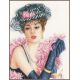 Набор для вышивки крестом LanArte Elegant Lady "Элегантная девушка"