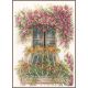 Набор для вышивки крестом LanArte Flower Balcony Цветочный балкон