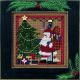 Набір для вишивання Mill Hill (США) MHCB189 Візит Санти / Santa's Visit