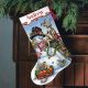 DIMENSIONS_70-08866Snowman Gathering Stocking,Сапожок